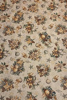 Úžitkový textil - Vianočný gobelínový obrus (100x100) - 15140475_