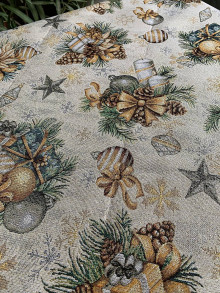 Úžitkový textil - Vianočný gobelínový obrus (38x98) - 15140479_