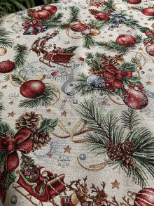 Úžitkový textil - Vianočný gobelínový obrus (50x140) - 15140552_