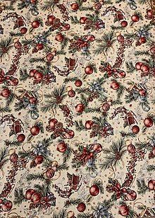 Úžitkový textil - Vianočný gobelínový obrus (140x140) - 15140558_