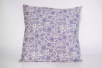 Úžitkový textil - Dekoračná obliečka na vankúš Mini Blue - 15141832_