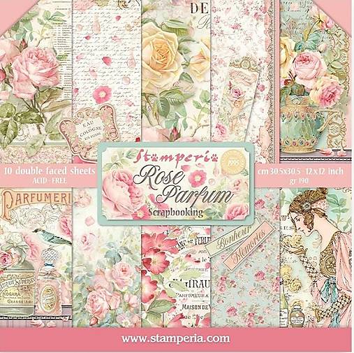 - Scrapbook papier Stamperia Rose Parfum 12 x 12 - 15145642_