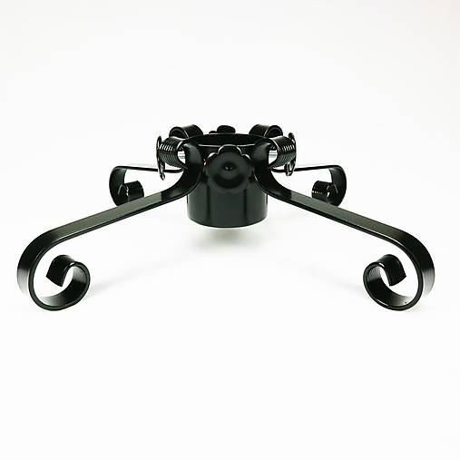 Dekorácie - Kovaný stojan na vianočný stromček - velkosť M (Čierny bez patiny) - 15142131_