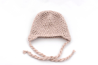 Detské čiapky - Ružová ušianka ALPACA/ BAVLNA/MERINO - 15143821_