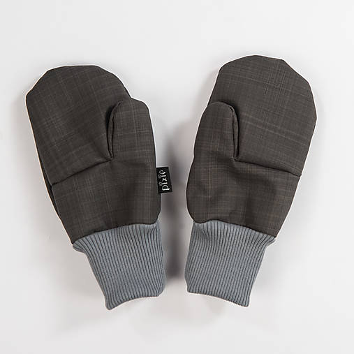softschell rukavice sivé s barančekom