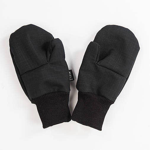 softschell rukavice čierne s barančekom