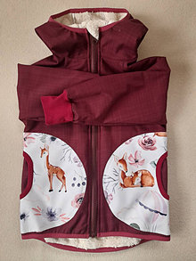 Detské oblečenie - Softshellová bunda s barančekom - 15143025_