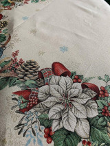 Úžitkový textil - Vianočný gobelínový obrus (140x140) - 15140425_