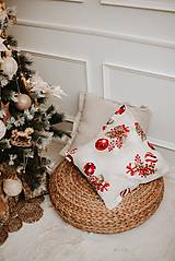 Úžitkový textil - obliečka na vanúš Vianoce 40x40cm - 15147859_
