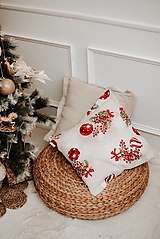 Úžitkový textil - obliečka na vanúš Vianoce 40x40cm - 15147872_