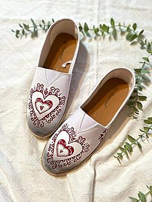 Ponožky, pančuchy, obuv - ♥ Ručne maľované tenisky ♥ - 15145980_
