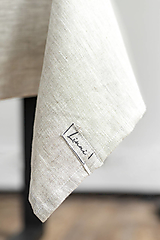 Úžitkový textil - Lněný ubrus - ,,Natur" - objednávka - 15147060_