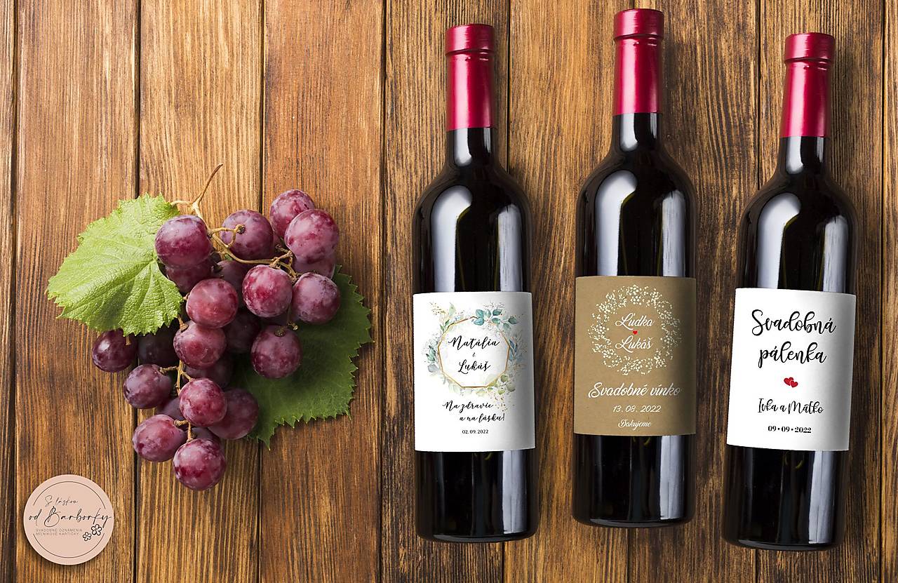 Lepiace etikety na alkohol (fľašku) - časť 2 (Etiketa B#47)