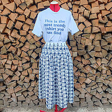 Sukne - Midi sukňa z vyšívaného ľanu (rôzne vzory. vzorok 50%  27€) - 15148387_