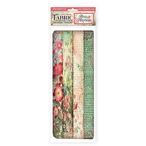 Textil - Polyesterová látka Rose Parfum. - 15152254_