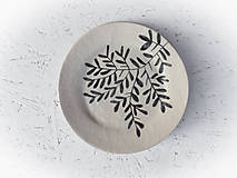 Nádoby - Keramické taniere čierne moderné - 15151464_