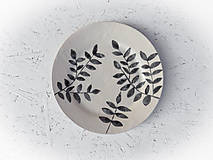 Nádoby - Keramické taniere čierne moderné - 15151491_