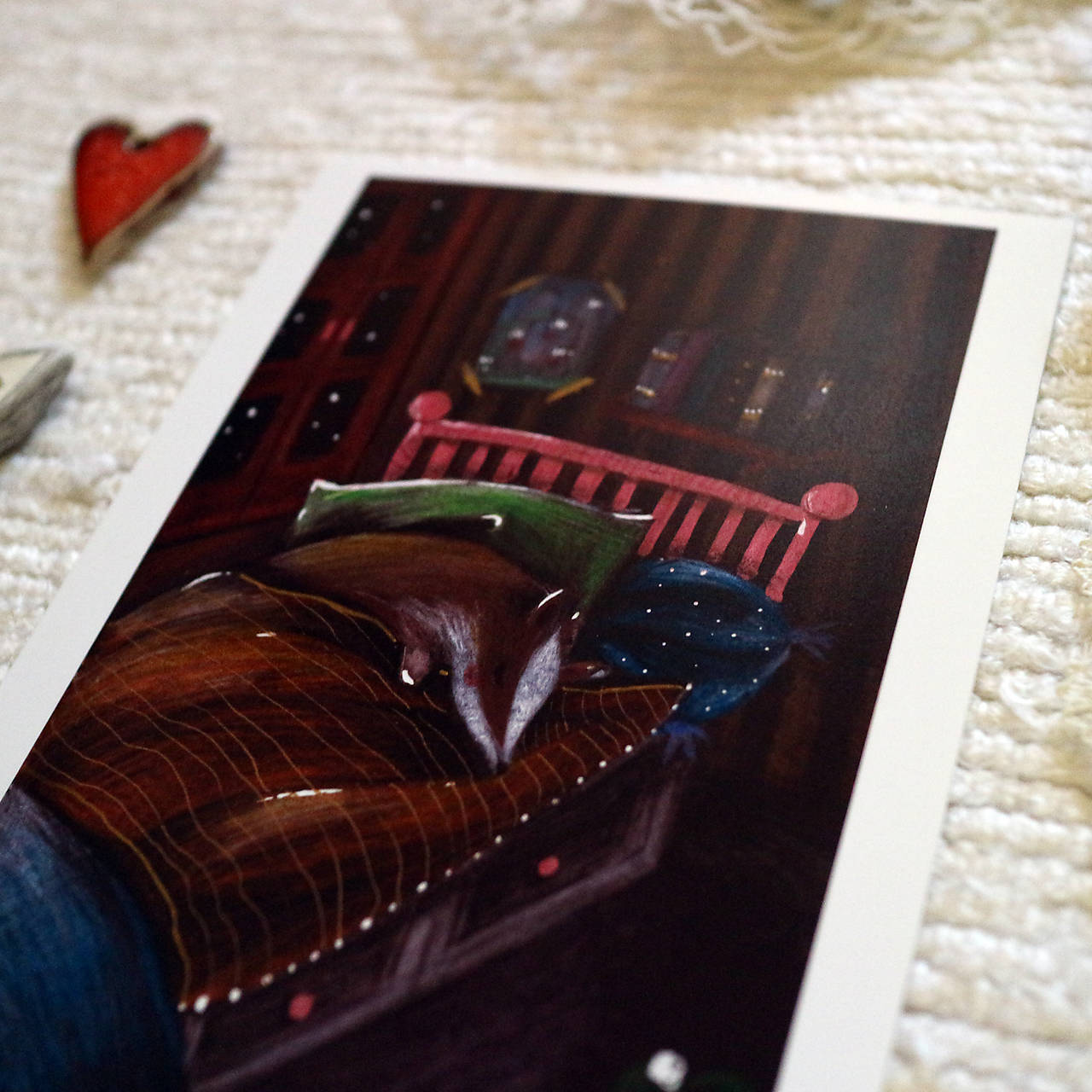 Kde jazvec spí/ art print (13x18cm)