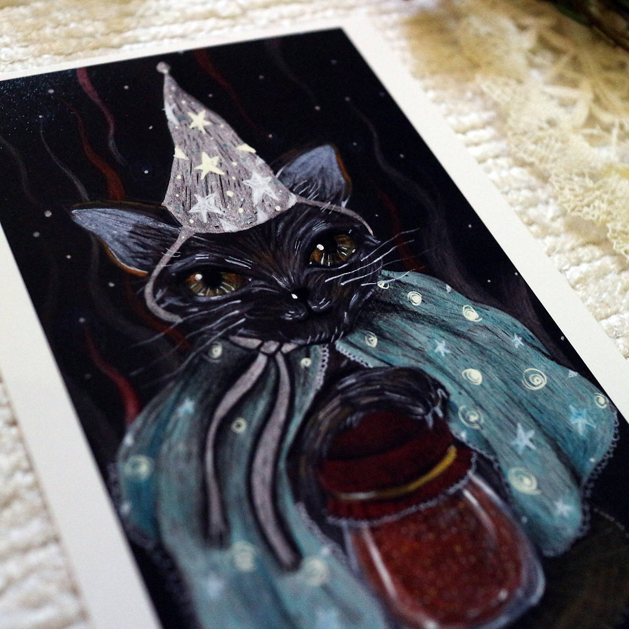 Čarodejov kocúr/ art print (13x18cm)