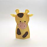 Hračky - Bábky na prsty: zvieratá (Žirafa) - 15153005_