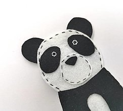 Hračky - Bábky na prsty: zvieratá (Panda) - 15153028_