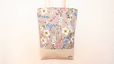 Nákupné tašky - Taška- v objatí kvetov 2 - 15151427_
