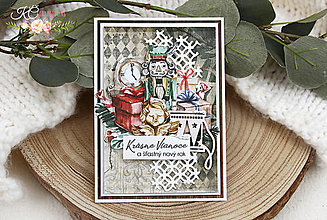 Papiernictvo - Vianočná pohľadnica "Hudobné Vianoce III" - 15156814_