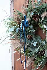 Dekorácie - Vianočný veniec na dvere - divoký boho veľkáč - 15156239_