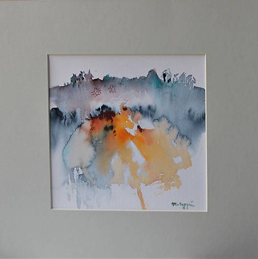 Obrazy - Teplo v snehovom kráľovstve - 15154473_