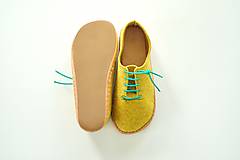 Ponožky, pančuchy, obuv - Barefoot tenisky z filcu /sada na výrobu (42 úzke) - 15156678_