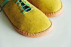 Ponožky, pančuchy, obuv - Barefoot tenisky z filcu /sada na výrobu (42 úzke) - 15157627_