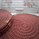 Úžitkový textil - Bavlnené prestieranie pod tanier (terracotta) - 15155517_