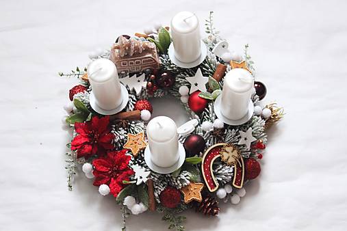 Dekorácie - Adventný veniec3 - 15155085_