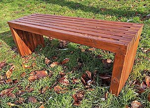 Nábytok - Drevená lavička z recyklovaného dreva - 15153870_