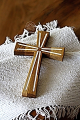 Dekorácie - Kríž drevený III., 25cm - 15159845_