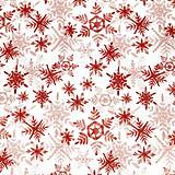 červené vianočné hviezdy, 100 % bavlna, šírka 140 cm