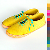 Ponožky, pančuchy, obuv - Barefoot tenisky z filcu /sada na výrobu (42 úzke) - 15160851_