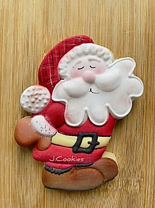 Príbory, varešky, pomôcky - Vykrajovačky - Christmas mood #1739-1742 (#1742 Santa, obrys) - 15158947_