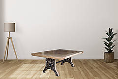 Nábytok - Konferenčný stôl s pavučinovými nohami - 15160670_