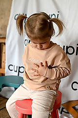 Detské oblečenie - Detská mikina s menom - powder - 15158328_
