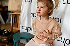 Detské oblečenie - Detská mikina s menom - powder - 15158329_
