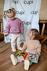 Detské oblečenie - Detská mikina s menom - powder - 15158335_