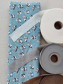 Textil - VLNIENKA DEKA a PRIKRÝVKA 100 % merino top super francúzsky dizajn Panda tyrkysová - 15165252_