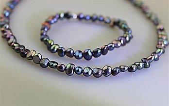 Náramky - prírodná perla náramok a náhrdelník - AKCIA! - 15165547_