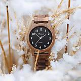 Náramky - Drevené hodinky Sissy Black - 15161990_