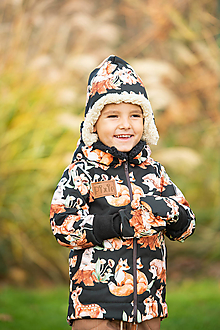 Detské oblečenie - softshell bunda s barančekom  zvieratká užsia - 15163477_