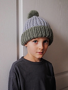 Detské čiapky - Vlnená čiapka 'Jerguš IV' - 15163399_