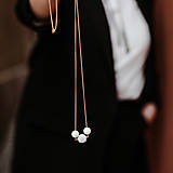 Náhrdelníky - TRIO dlhý perlový náhrdelník - 15163075_
