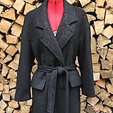 Bundy a kabáty - Oversize vlnený zimný kabát (rôzne farby)  (Viazačka) - 15163384_