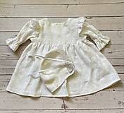 Detské oblečenie - Ľanové šaty pre deti - 15165062_